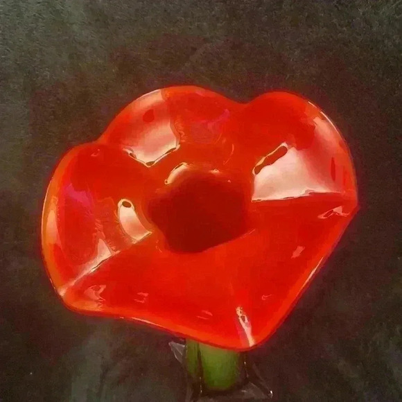 Murano Style  Vase Art Glass - Picture 8 of 13